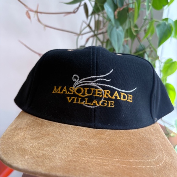 vintage MASQUERADE VILLAGE RIO LAS VEGAS CASINO Promo hat baseball cap strapback - Picture 2 of 9